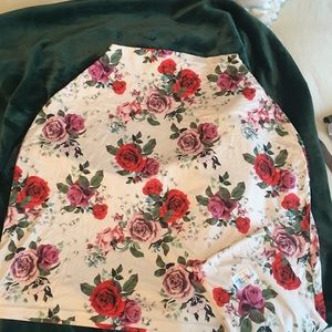 Baby girl nursing/ car seat cover